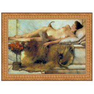 Design Toscano DA2023 40 1/2 Inch in The Tepidarium 1881 Canvas Replica Painting - Large