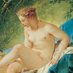 Design Toscano DA2064 47 Inch Diana Leaving Her Bath 1742 Canvas Replica Painting - Grande