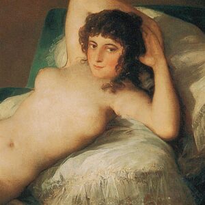 Design Toscano DA2153 40 1/2 Inch The Nude Maja La Maja Desnuda 1800 Canvas Replica Painting - Large