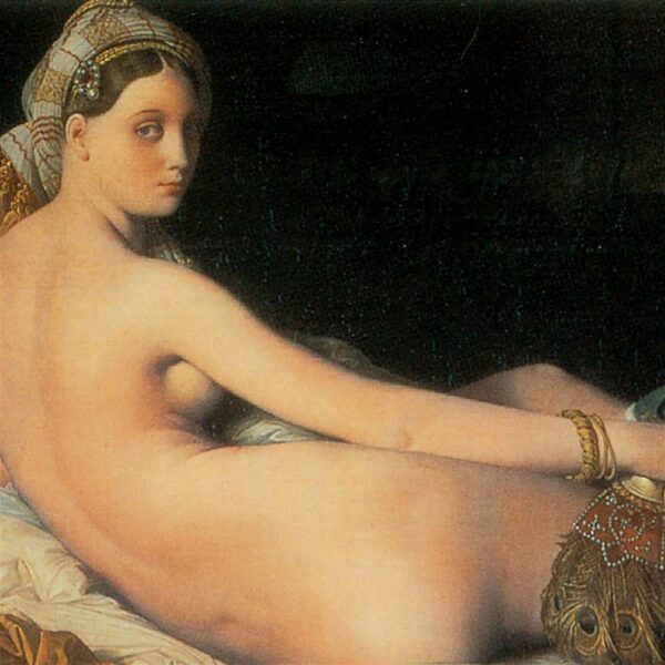 Design Toscano DA2161 20 1/2 Inch Le Grande Odalisque 1814 Canvas Replica Painting - Small