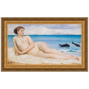 Design Toscano DA2182 29 1/4 Inch Actaea The Nymph of The Shore 1868 Canvas Replica Painting - Medium