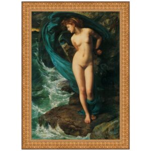 Design Toscano DA2281 13 1/2 Inch Andromeda 1869 Canvas Replica Painting - Small