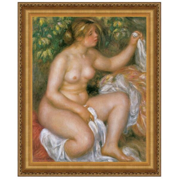 Design Toscano DA2312 24 3/4 Inch After The Bath 1910 Canvas Replica Painting - Medium