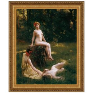 Design Toscano DA2361 15 1/4 Inch The Glade 1900 Canvas Replica Painting - Small