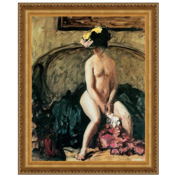 Design Toscano DA2372 24 3/4 Inch The Black Hat 1900 Canvas Replica Painting - Medium