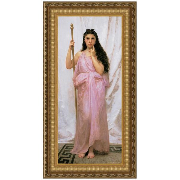 Design Toscano DA2493 22 1/4 Inch Young Priestess 1902 Canvas Replica Painting - Large