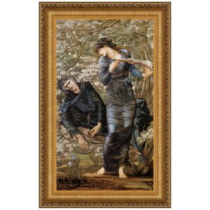 Design Toscano DA2512 20 1/4 Inch The Beguiling of Merlin 1874 Canvas Replica Painting - Medium