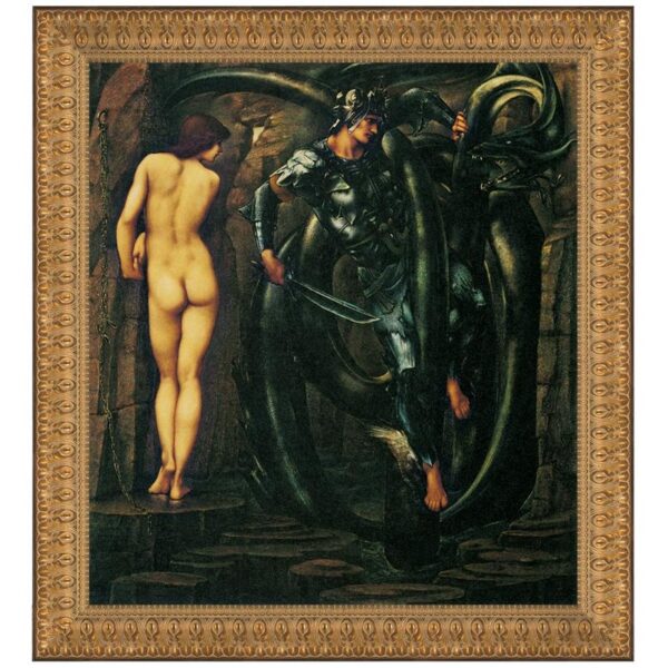 Design Toscano DA2531 15 1/2 Inch The Doom Fulfilled 1885 Canvas Replica Painting - Small