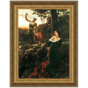 Design Toscano DA2542 23 3/4 Inch Chivalry 1885 Canvas Replica Painting - Medium