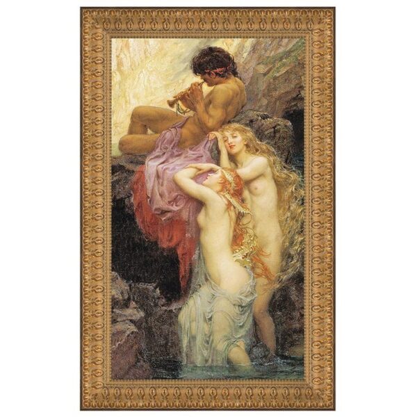 Design Toscano DA2574 30 1/2 Inch Sea Melodies 1904 Canvas Replica Painting - Grande