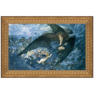 Design Toscano DA2614 48 1/2 Inch Night with Her Train of Stars 1912 Canvas Replica Painting - Grande