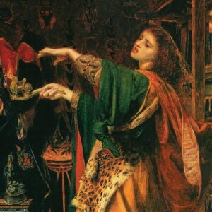 Design Toscano DA2632 22 Inch Morgan Le Fay 1864 Canvas Replica Painting - Medium