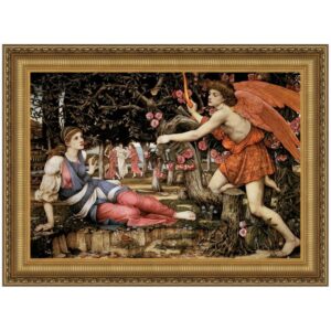 Design Toscano DA2662 29 1/4 Inch Love and The Maiden 1877 Canvas Replica Painting - Medium