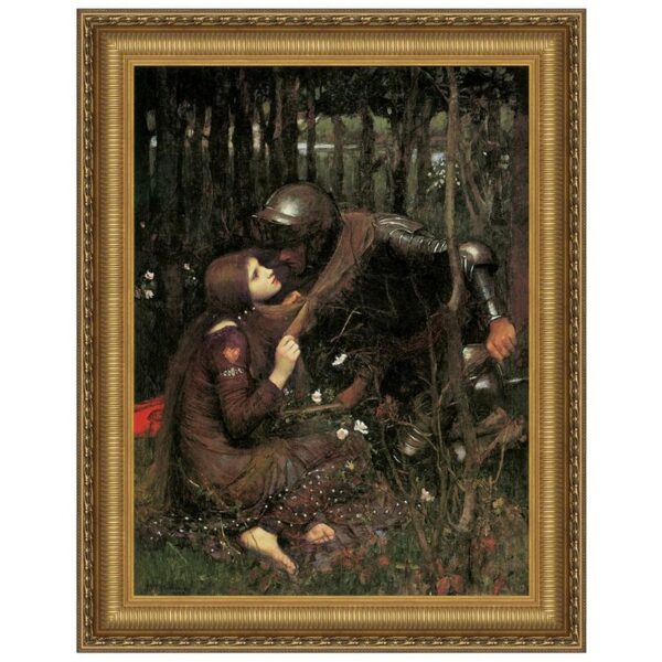 Design Toscano DA2722 23 3/4 Inch La Belle Dame Sans Merci 1893 Canvas Replica Painting - Medium