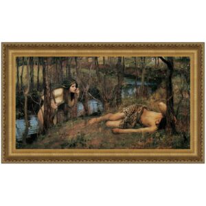 Design Toscano DA2731 21 1/4 Inch a Naiad 195 Canvas Replica Painting - Small