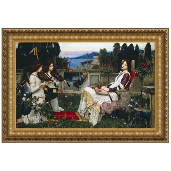 Design Toscano DA2742 29 1/4 Inch St Cecilia 1895 Canvas Replica Painting - Medium