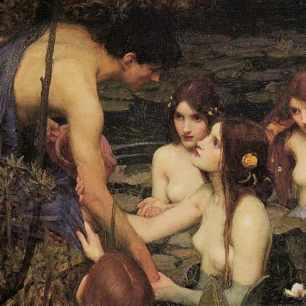 Design Toscano DA2754 47 1/4 Inch Hylas and The Nymphs 1896 Canvas Replica Painting - Grande