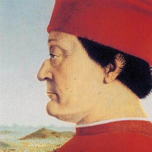 Design Toscano DA2954 35 1/4 Inch Portrait of Federico Da Montefeitro 1466 Canvas Replica Painting - Grande