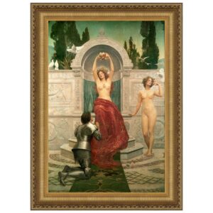 Design Toscano DA3044 35 1/4 Inch in The Venusberg 1901 Canvas Replica Painting - Grande