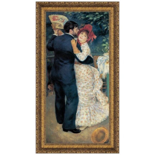 Design Toscano DA3164 31 1/2 Inch Dance in The Country 1883 Canvas Replica Painting - Grande