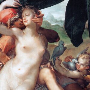 Design Toscano DA3214 34 1/4 Inch Venus and Adonis 1597 Canvas Replica Painting - Grande