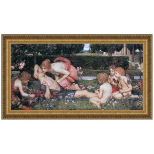 Design Toscano DA3241 20 1/4 Inch The Awakening of Adonis 1900 Canvas Replica Painting - Small