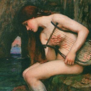 Design Toscano DA3251 14 1/4 Inch The Siren 1900 Canvas Replica Painting - Small