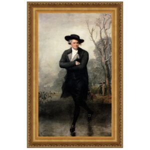 Design Toscano DA3283 27 3/4 Inch The Skater 1782 Canvas Replica Painting - Large