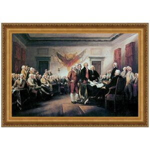 Design Toscano DA3294 49 1/4 Inch Declaration of Independence 1817 Canvas Replica Painting - Grande