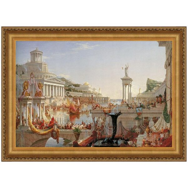 Design Toscano DA3323 37 3/4 Inch The Consummation of Empire 1836 Canvas Replica Painting - Large