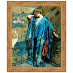 Design Toscano DA3463 31 1/2 Inch Blue and Yellow 1910 Canvas Replica Painting - Large