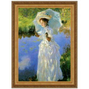 Design Toscano DA3594 37 1/4 Inch Morning Walk 1888 Canvas Replica Painting - Grande