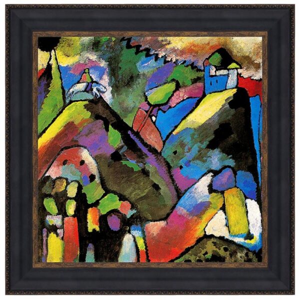 Design Toscano DA3663 29 3/4 Inch Improvisation IX 1910 Framed Canvas Replica Painting - Large