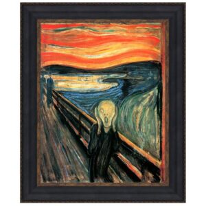 Design Toscano DA3733 29 3/4 Inch The Scream 1893 Canvas Replica Painting - Large