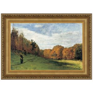 Design Toscano DA3772 26 3/4 Inch Woodgatherers at The Edge of The Forest 1863 Canvas Replica Painting - Medium