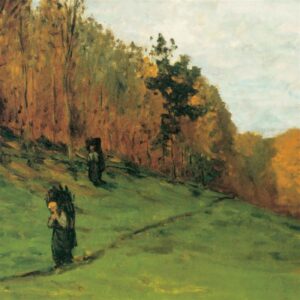 Design Toscano DA3773 35 3/4 Inch Woodgatherers at The Edge of The Forest 1863 Canvas Replica Painting - Large