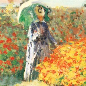 Design Toscano DA3872 27 Inch Camille Monet On a Garden Bench 1873 Canvas Replica Painting - Medium