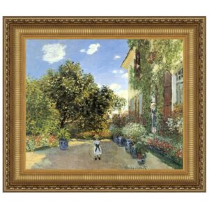 Design Toscano DA3893 34 3/4 Inch Artists House at Argenteuil 1873 Canvas Replica Painting - Large