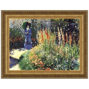 Design Toscano DA3994 49 1/4 Inch Gladioli 1876 Canvas Replica Painting - Grande