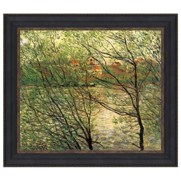 Design Toscano DA4012 25 3/4 Inch The Isle Grande Jatte On The Seine 1878 Canvas Replica Painting - Medium