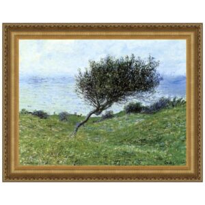 Design Toscano DA4051 17 1/4 Inch Seacoast at Trouville 1881 Canvas Replica Painting - Small