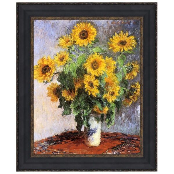 Design Toscano DA4064 37 3/4 Inch Bouquet of Sunflowers 1881 Canvas Replica Painting - Grande