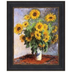 Design Toscano DA4061 12 3/4 Inch Bouquet of Sunflowers 1881 Canvas Replica Painting - Small