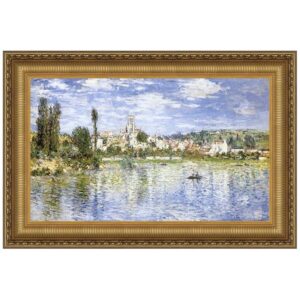 Design Toscano DA4072 29 1/4 Inch Vetheuil in Summer 1880 Canvas Replica Painting - Medium