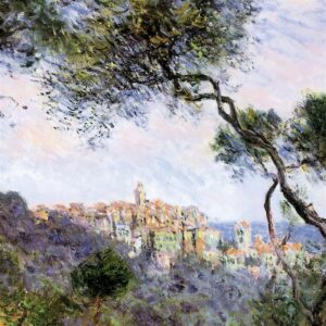 Design Toscano DA4102 28 1/4 Inch Bordighera Italy 1884 Canvas Replica Painting - Medium