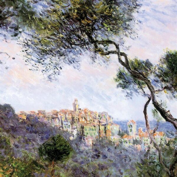 Design Toscano DA4102 28 1/4 Inch Bordighera Italy 1884 Canvas Replica Painting - Medium