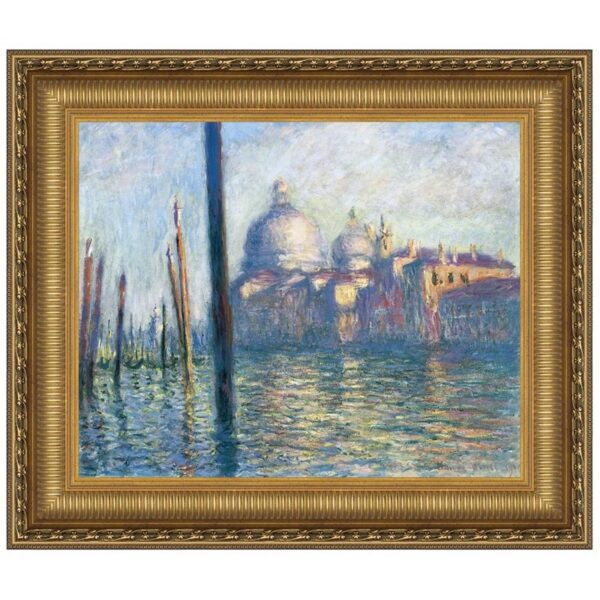 Design Toscano DA4172 28 1/4 Inch The Grand Canal Venice 1908 Canvas Replica Painting - Medium