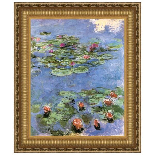 Design Toscano DA4184 38 1/4 Inch Water Lilies 1917 Canvas Replica Painting - Grande