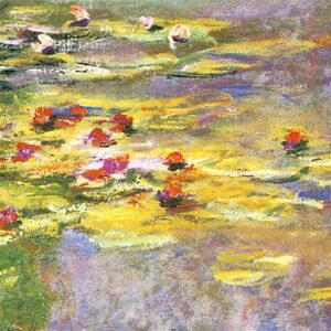 Design Toscano DA4192 26 3/4 Inch Water Lilies 1919 Canvas Replica Painting - Medium