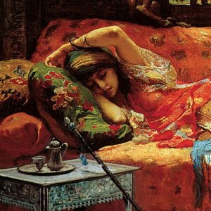 Design Toscano DA4233 38 1/2 Inch The Siesta Afternoon in Dreams 1878 Canvas Replica Painting - Large